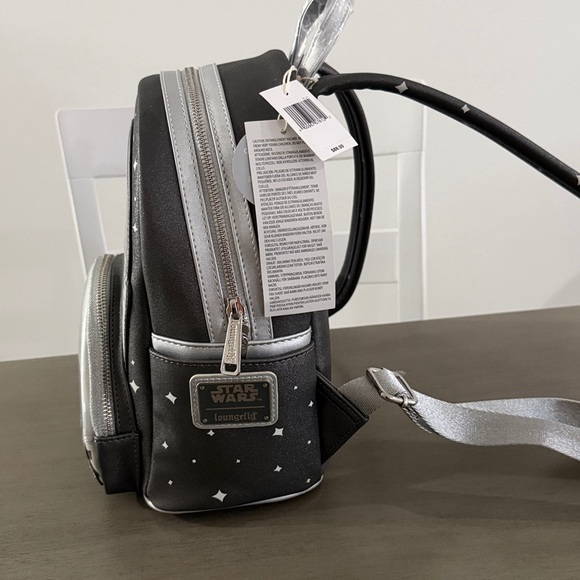 2024 Disney Parks Loungefly Mandalorian Grogu Mini Backpack Star Wars Baby Yoda - Picture 2 of 5